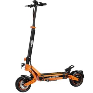RCB D7 PRO E-Scooter mit Straßenzulassung, Faltbar Elektroroller, 120-140KM Reichweite, 27Ah Batterie, 500W Motor, 10 Zoll Flatproof-Reifen, APP-Steuerung, Doppelter Stoßdämpfung & Brems