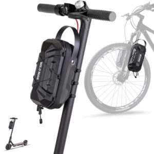 VERTAST Scooter Tasche Lenkertasche für Roller Fahrradtasche Lenker wasserdichte Fahrradkorb vorne Tasche Vordertasche für Elektroroller e-Bike Xiaomi Mijia M365 Sedway ES, Schwarz-3L