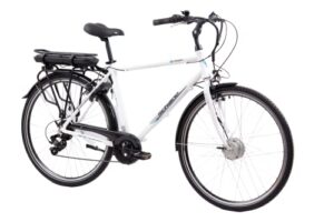 F.lli Schiano E-Moon, E Bike für die Stadt 28 Zoll, 36V 13Ah Abnehmbarer Akku, Motor 250W 40Nm, City Ebike für Herren/Damen, Weiss
