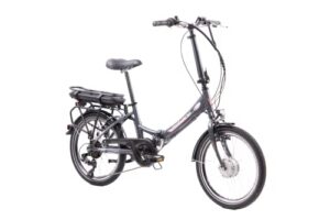 F.lli Schiano E-Star, E Bike Klappbar 20 Zoll, 36V 10.4Ah Abnehmbarer Akku, Motor 250W 40Nm, Klapprad Ebike für Herren/Damen, Anthrazit