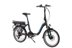 F.lli Schiano Solar, E Bike Klappbar 20 Zoll, 36V 10.4Ah Abnehmbarer Akku, Motor 250W 40Nm, Klapprad Ebike für Herren/Damen, Schwarz