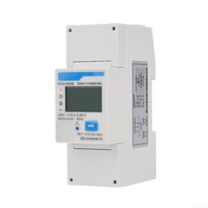 Smart Energy Meter, Stromzähler, Stromzählerschiene DIN, DDSU666 Stromzähler Einphasenschiene, DIN RS485 Smart Energy Power