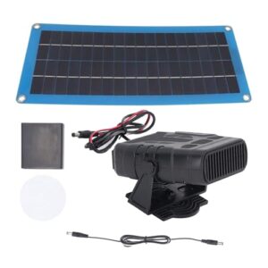 Solarmodul Auto Heizung Solar Elektro Faltheizung Solarmodul Gewächshaus Heizung Set | Für Autos, Tragbare Auto Heizung, Solar Power Set Coop Pet House Outdoor -Gewächshaus -Heizung