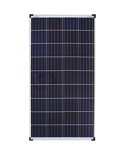 enjoy solar Poly 140W 12V Polykristallines Solarpanel Solarmodul Photovoltaikmodul ideal für Wohnmobil, Gartenhäuse, Boot