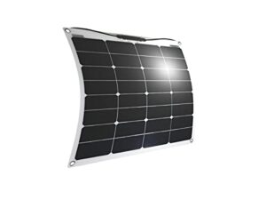 Solarmodul 50 Watt flexibel Mono Solarpanel Solarzelle Semi Flex PV Wohnmobil Camping 580x540x2