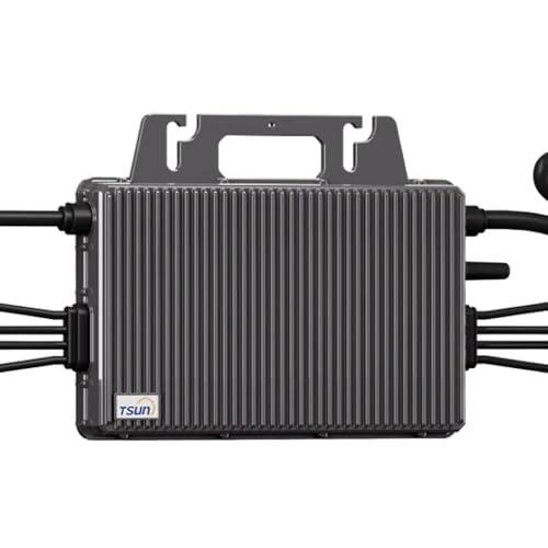 TSUN Mikro-Wechselrichter 2000W TSOL-MS2000 für Balkonkraftwerk, IP67 wetterfest, 4 MPPT, Bluetooth & WiFi, Micro Inverter