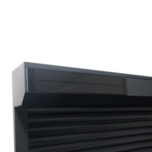 VOLL® Solarpanel Plus für Rolladen/Markisen Antrieb - Mini Generator für elektrisch Rohrmotor/Rollladenmotor System - klein & effizient - 8,1 Watt, 22,5V