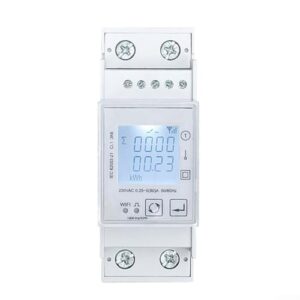 Smart Energiezähler KWh Meter, Stromzähler, eingebaute Relaisschalterschalter, WIFI Fernbedienung mit App (WIFI)