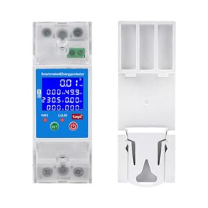 Stromzähler wlan 2P 80A smart meter Sprachsteuerung wifi tuya Smartmeter hutschiene 80-300VAC Wiedereinschaltschutz überspannungsschutz Leckschutzschalter