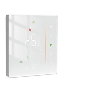 MOES WLAN Smart Thermostat, Warmwasser Thermostat Fussbodenheizung, Programmierbar Raumthermostat Für 5A, Heizungsthermostat Tuya/Smart Life APP, Alexa/Google Home Sprachsteuerung