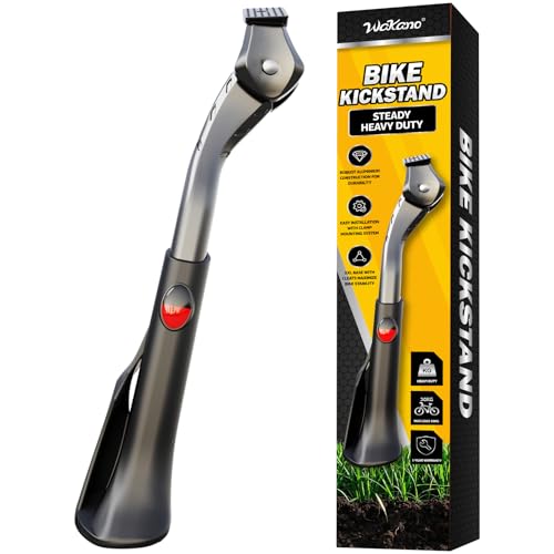 Wakano Fahrradständer 24–29 Zoll, Robust und rutschfest, Extra Große Basis mit Cleats, Höhenverstellbarer Fahrrad Ständer für Mountainbikes, Citybikes und Pendlerräder.
