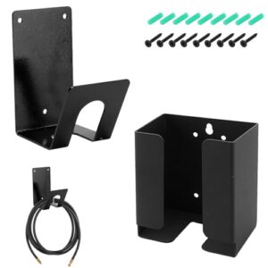 Taipintee Elektroauto Wallbox Kabelhalter, J Haken und Aufbewahrungsregal zur Wandmontage, Schützt und Organisiert Ladekabel für Elektroautos, für Zubehör für Ladestationen für Elektroautos