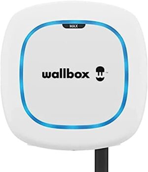 Wallbox Pulsar Max, Ladegerät für Elektrofahrzeuge (7.4kW, Type 2, Wi-Fi, Bluetooth, OCPP, Innen/Außen, 5m, einfache Installation), Weiß