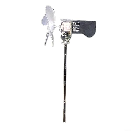 Kleine Windkraftanlage Generator Modell für Lehrvorführungen, 360° Drehung Probierset, Low Power Kunststoff Design in Rot