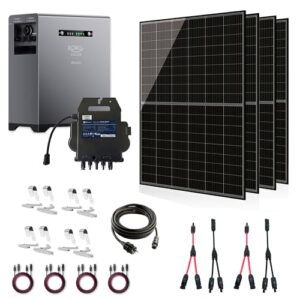 XORO Solar 1720W Balkonkraftwerk mit Speicher SPS 2155 – mit Halterung PVH 50