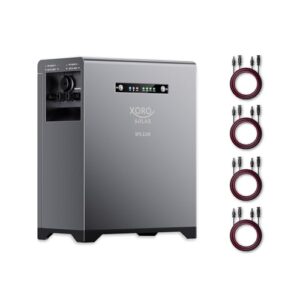 Intelligenter Balkonkraftwerkspeicher XORO SOLAR SPS 2150 mit WLAN-Modul, 2016 Wh Kapazität, App-Steuerung, für Innen- und Außenbereich (IP65), inkl. Zubehör