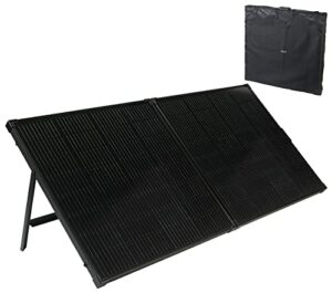 revolt Solarpanel mobil: Faltbares Solarpanel mit monokristallinen Zellen, 240 Watt, schwarz (Klapp, Kleine Solar-Panels, wasserdichte Taschen)